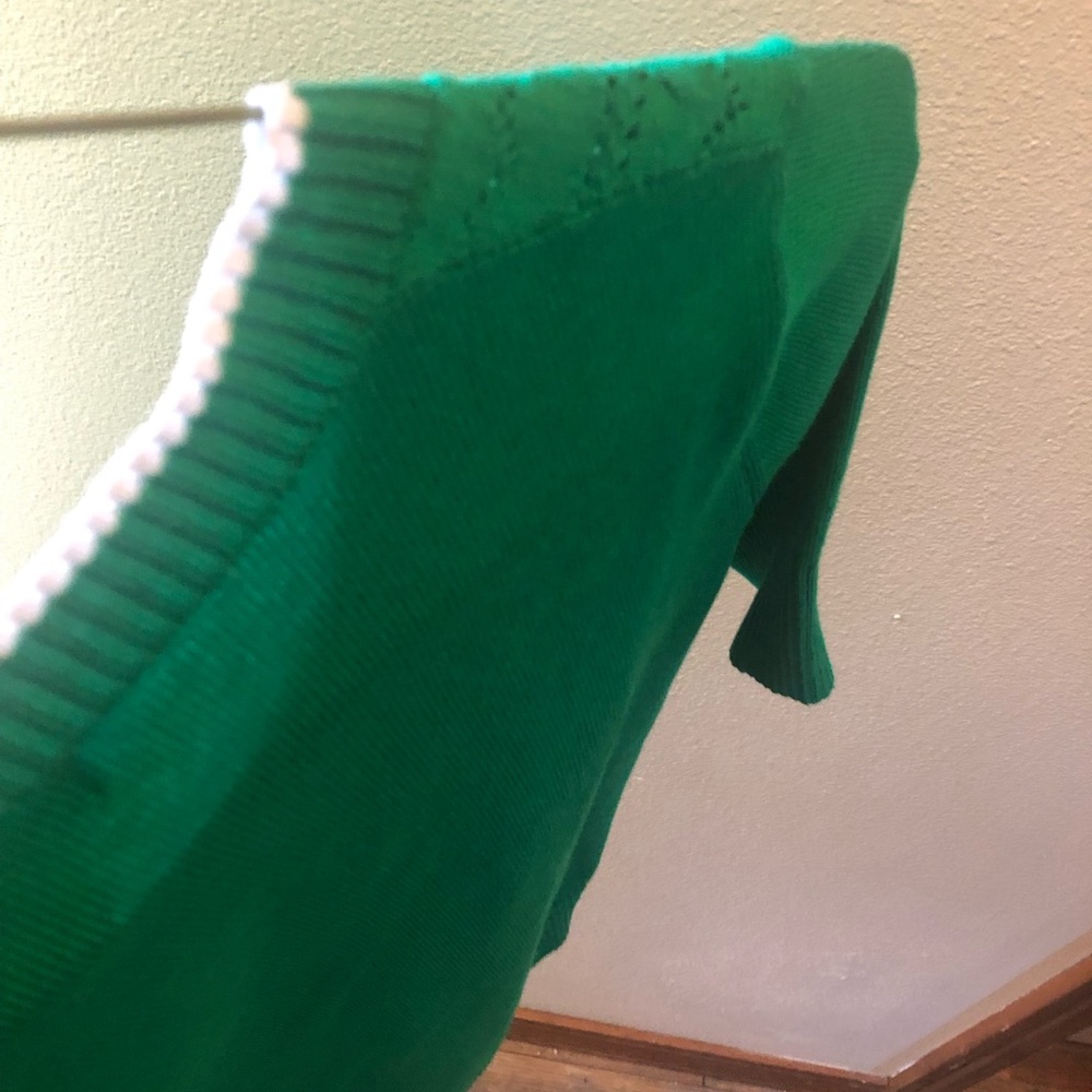 NWT Select + Trend Kelly green knit top - Picture 8 of 10